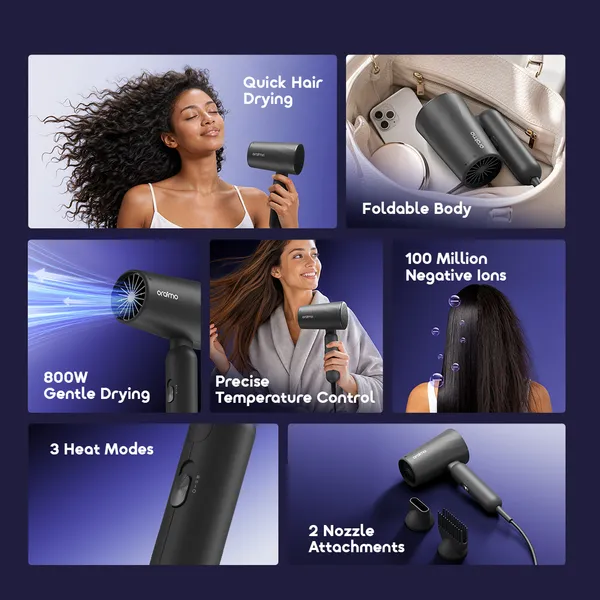 ORAIMO SWIFTDRY 2 FOLDABLE 800W EFFICIENT HAIR DRYER  for sale in Nairobi | Soko Ads