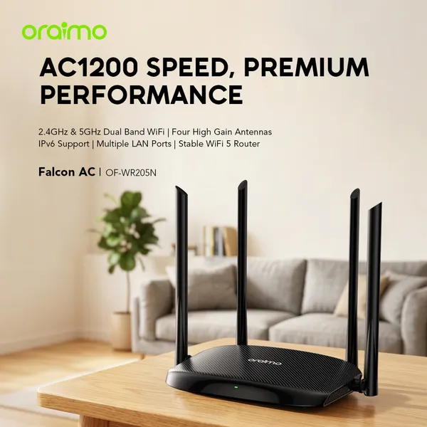 ORAIMO FALCON AC FAST STABLE WIFI ROUTER for sale in Nairobi | Soko Ads