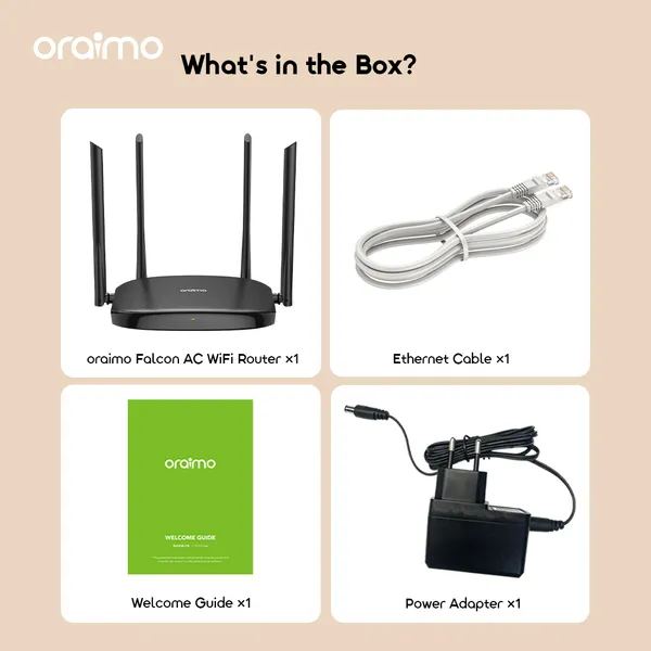 ORAIMO FALCON AC FAST STABLE WIFI ROUTER for sale in Nairobi | Soko Ads
