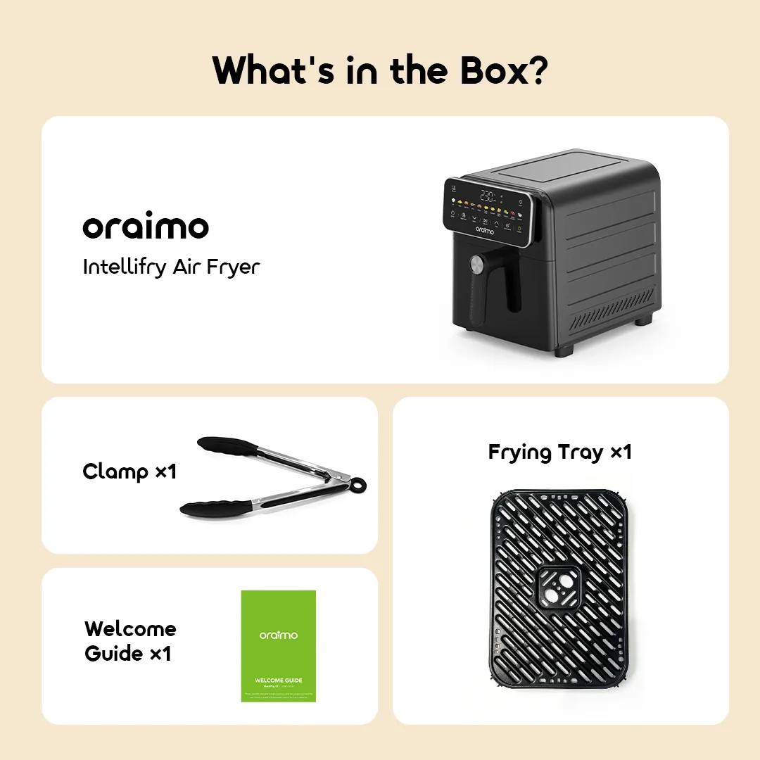ORAIMO INTELLIFRY 9L 230°C DUAL SIDE FLIP FREE AIR FRYER for sale in Nairobi | Soko Ads