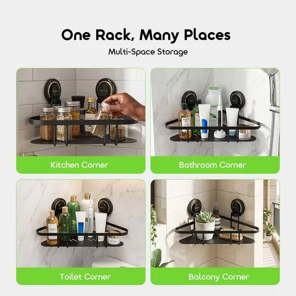ORAIMO ANGLEFIT 6KG LOAD CAPACITY RUSTPROOF TOOL-FREE CORNER RACK  for sale in Nairobi | Soko Ads