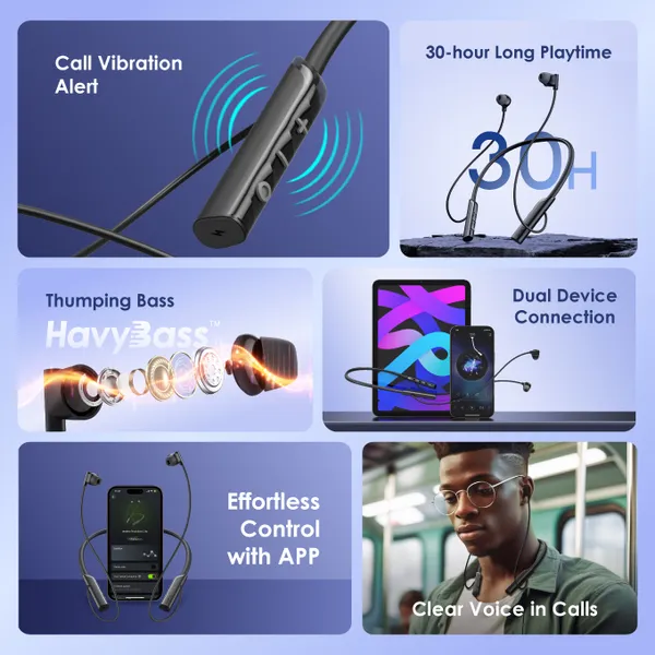 Oraimo Necklace Lite Call Vibration Wireless Headphones for sale in Nairobi | Soko Ads