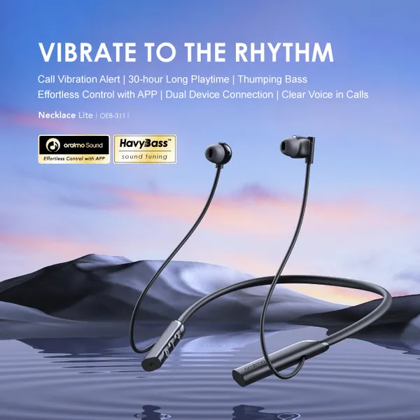 Oraimo Necklace Lite Call Vibration Wireless Headphones for sale in Nairobi | Soko Ads