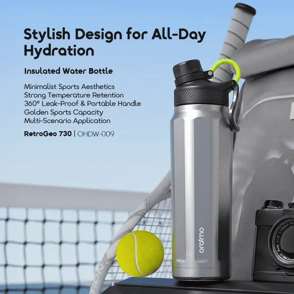 ORAIMO RETROGEO 730 SPORTS AESTHETICS 730ML INSULATED WATER BOTTLE for sale in Nairobi | Soko Ads