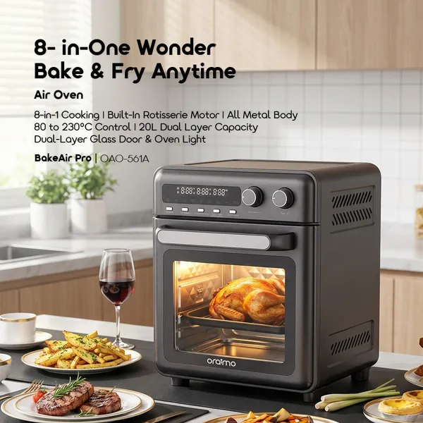 ORAIMO BAKEAIR PRO 8-IN-1 20L LARGE-CAPACITY AIR OVEN for sale in Nairobi | Soko Ads