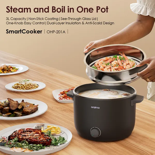 Oraimo SmartCooker 1000W 3L Electric Cooker for sale in Nairobi | Soko Ads