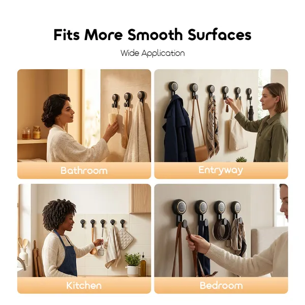  ORAIMO SNAPMOUNT EASY INSTALL HEAVY-DUTY VACUUM SUCTION CUP HOOKS (6PCS)  for sale in Nairobi | Soko Ads
