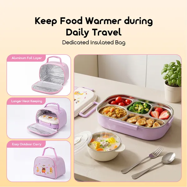 ORAIMO TASTY BOX 1500ML SS304 KIDS LUNCH BOX  for sale in Nairobi | Soko Ads