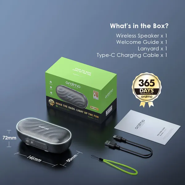 Oraimo SpaceBox 8W FM Wireless Speaker for sale in Nairobi | Soko Ads