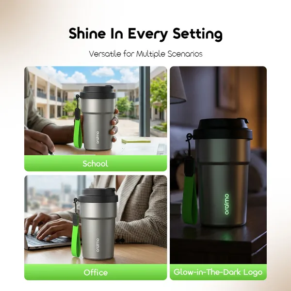 ORAIMO QUICKSIP 450 TEMPERATURE-LOCKING LEAKPROOF INSULATED WATER BOTTLE (450ML)  for sale in Nairobi | Soko Ads