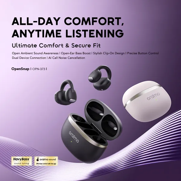 ORAIMO OPENSNAP CLIP-ON OPEN-EAR TRUE WIRELESS EARBUDS  for sale in Nairobi | Soko Ads