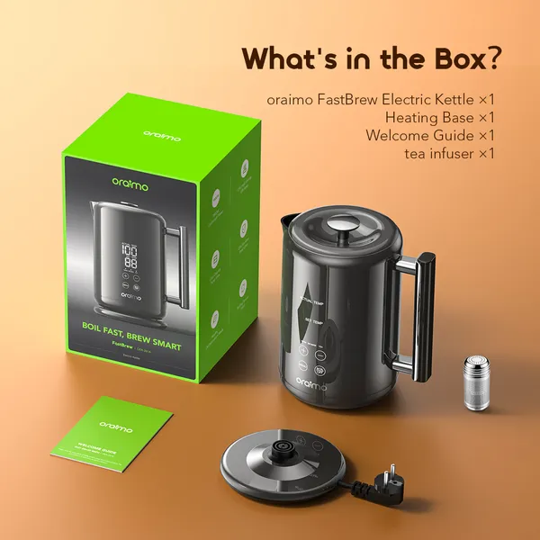 ORAIMO FASTBREW FAST SMART 1.7L 316 STAINLESS STEEL ELECTRIC KETTLE for sale in Nairobi | Soko Ads
