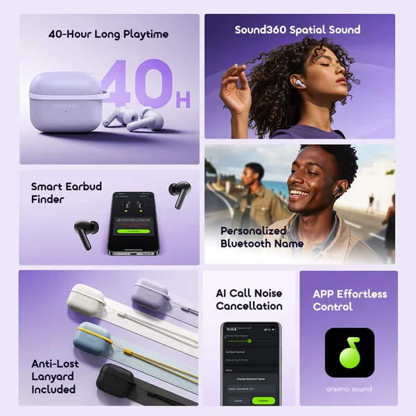ORAIMO SPACEBUDS LITE SOUND360 ANTI-LOST TRUE WIRELESS EARBUDS for sale in Nairobi | Soko Ads