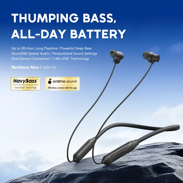 ORAIMO NECKLACE NEO WIRELESS NECKBAND EARPHONES  for sale in Nairobi | Soko Ads