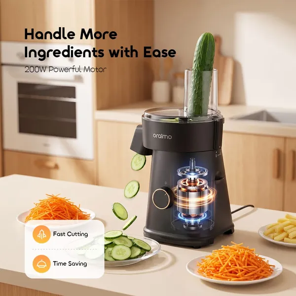 ORAIMO CUTMASTER 200W ELECTRIC SALAD MAKER – 5 INTERCHANGEABLE BLADES SET  for sale in Nairobi | Soko Ads