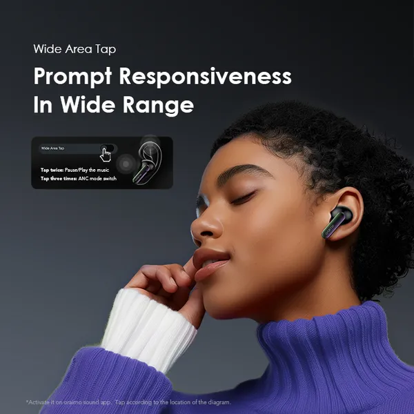 ‎Oraimo SpaceBuds Hybrid ANC True Wireless Earbuds Customized Voice Prompt for sale in Nairobi | Soko Ads