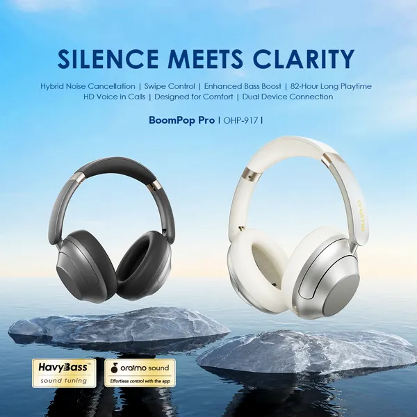 Oraimo BoomPop Pro ANC Over-Ear Headphones for sale in Nairobi | Soko Ads