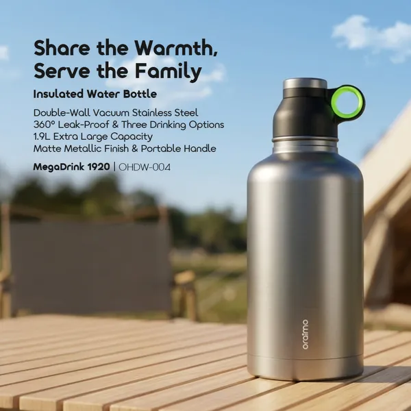 ORAIMO MEGADRINK 1920 LEAKPROOF GENEROUS 1.9L INSULATED WATER BOTTLE for sale in Nairobi | Soko Ads