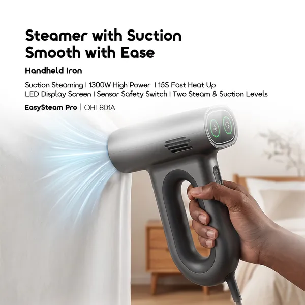  ORAIMO EASYSTEAM PRO SELF-ATTACHING PORTABLE HANDHELD GARMENT STEAMER for sale in Nairobi | Soko Ads