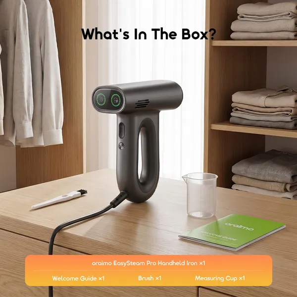  ORAIMO EASYSTEAM PRO SELF-ATTACHING PORTABLE HANDHELD GARMENT STEAMER for sale in Nairobi | Soko Ads