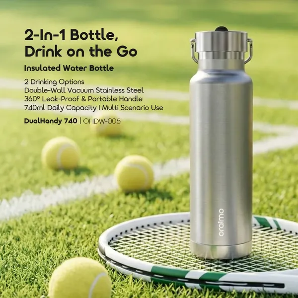 ORAIMO DUALHANDY 740 LEAKPROOF PORTABLE 740ML INSULATED WATER BOTTLE  for sale in Nairobi | Soko Ads