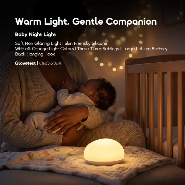 ORAIMO GLOWNEST SKIN FRIENDLY SILICONE BABY NIGHT LIGHT for sale in Nairobi | Soko Ads