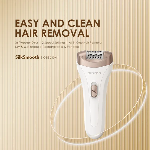 Oraimo SilkSmooth Hair Removal All-in-One Women Epilator for sale in Nairobi | Soko Ads
