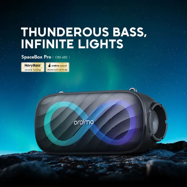 Oraimo SpaceBox Pro 80W Karaoke-Support Wireless Speaker for sale in Nairobi | Soko Ads