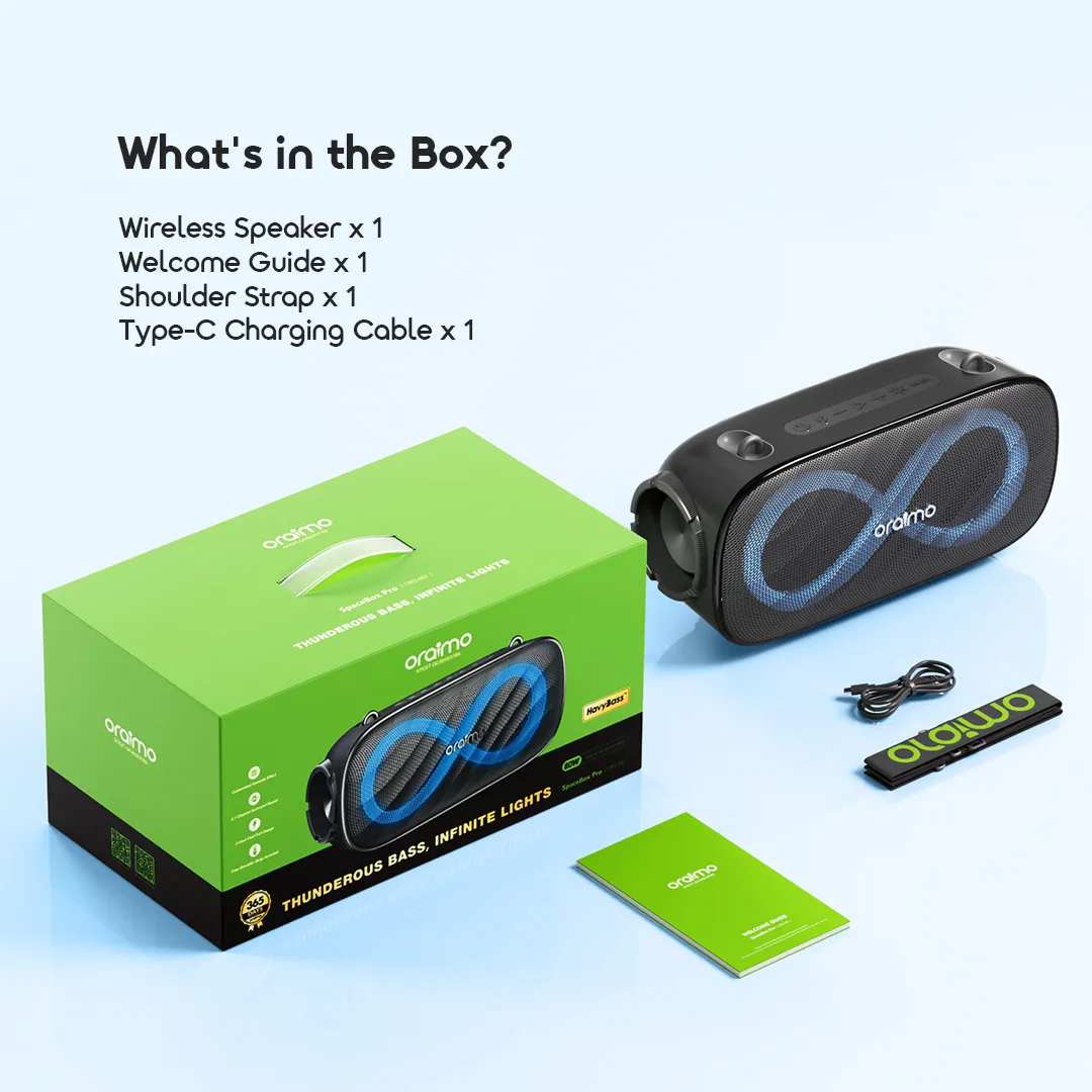 Oraimo SpaceBox Pro 80W Karaoke-Support Wireless Speaker for sale in Nairobi | Soko Ads