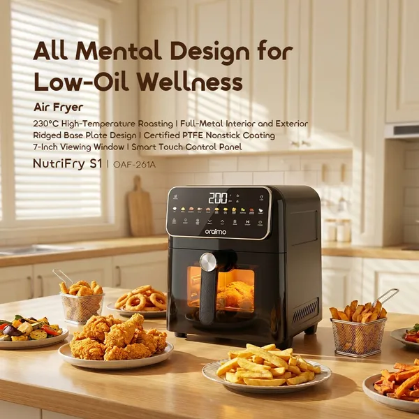 ORAIMO NUTRIFRY S1 6L 1500W 230°C HIGH-TEMP AIR FRYER  for sale in Nairobi | Soko Ads