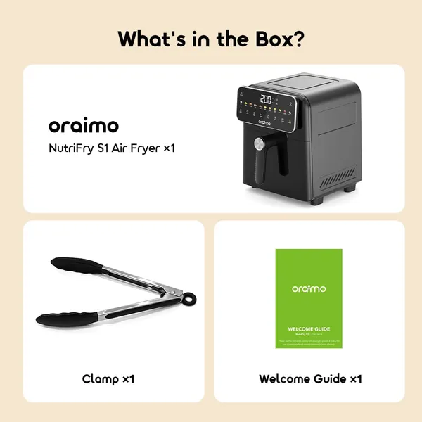 ORAIMO NUTRIFRY S1 6L 1500W 230°C HIGH-TEMP AIR FRYER  for sale in Nairobi | Soko Ads