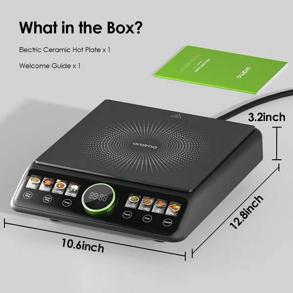 Oraimo FlexiCooker 2200W Electric Ceramic Hot Plate for sale in Nairobi | Soko Ads