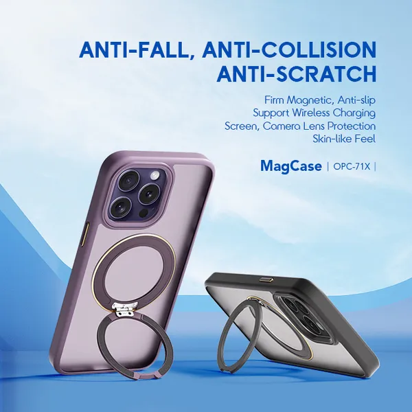  ORAIMO MAGCASE MAGNETIC PHONE CASE WITH HOLDER FOR IPHONE 13 TO IPHONE 15 for sale in Nairobi | Soko Ads