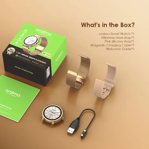 Oraimo Watch Muse 1.32” AMOLED IP68 Smart Watch for sale in Nairobi | Soko Ads