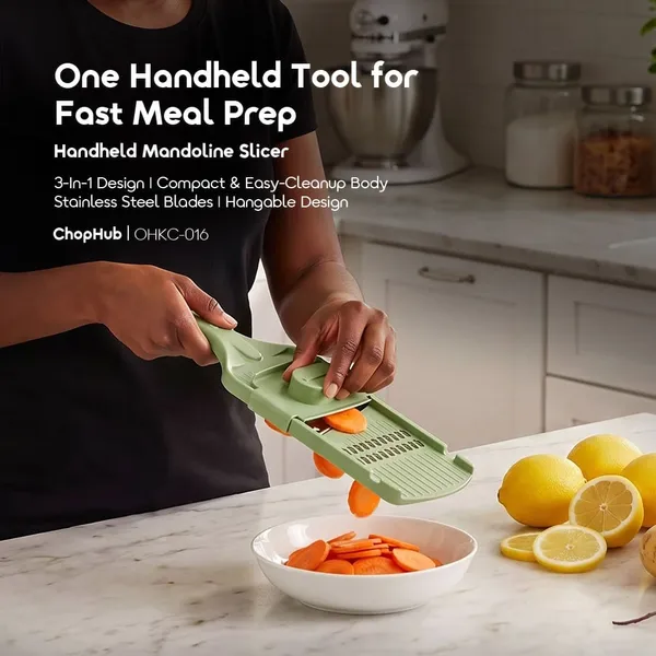 ORAIMO CHOPHUB 3 IN 1 VERSATILE EASY-CLEAN HANDHELD MANDOLINE SLICER  for sale in Nairobi | Soko Ads